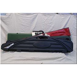 Lot of Four Gun Cases : Woodstream green hd plastic foam lined rifle case w/key - Flambeau Outdoors 