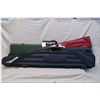 Image 1 : Lot of Four Gun Cases : Woodstream green hd plastic foam lined rifle case w/key - Flambeau Outdoors 