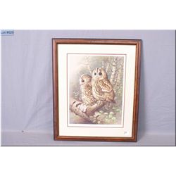 Raymond Watson Fr. Print "The Tawny" Owl, Artist signed 1983