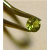 Image 1 : .70 CARAT PERIDOT BEAUTIFUL ROUND CUT & FACETED GEMSTONE *A-GRADE-MINED IN ARIZONA*!!