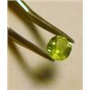 Image 1 : 1.00 CARAT PERIDOT BEAUTIFUL ROUND CUT & FACETED GEMSTONE *A-GRADE-MINED IN ARIZONA*!!