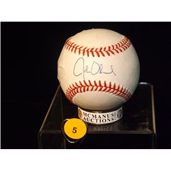 John Olerud Autographed Baseball.  Rawlings Official MLB - appraised or estimated retail value $200.