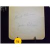 Image 1 : Jackie Robinson Die Cut Autograph with Frank Thomas Autograph and Carlos B. Autograph.  Appraised or