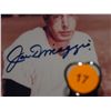 Image 2 : Joe Dimaggio Autographed Photo.  4x6 Color Photo.  Appraised or estimated retail value $500.  COA by