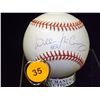 Image 1 : Willie McCovey Autographed Baseball.  Rawlings Official NLB.  Appraised or estimated retail value $4