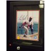 Image 1 : Lou Brock Autographed Photo.  8x10 Framed Color Photo.  Appraised or estimated retail value $350.  C
