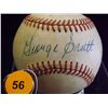 Image 2 : George Scott Autographed Baseball.  Rawlings Official ALB.  Appraised or estimated retail value $250