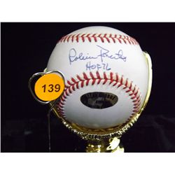 Robin Roberts Autographed 1976 HoF Baseball.  Rawlings Offical NLB.  Appraised or estimated retail v