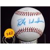 Image 1 : Ricky Henderson Autographed Baseball.  Rawlings Official CROLB League Baseball.  Appraised or estima