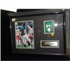 Image 1 : Mark Brunell Autographed Trading Card & Display.  23x18 Framed Display with photo and signed trading