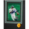 Image 2 : Mark Brunell Autographed Trading Card & Display.  23x18 Framed Display with photo and signed trading