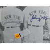 Image 2 : 8x10 Photo Autographed by Joe DiMaggio and Johnny Mize. Appraised or estimated retail value $1600.  