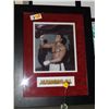 Image 1 : Muhammad Ali Autographed Photo.  8x10 Framed Color Photo with Laser Matting.  Appraised or estimated