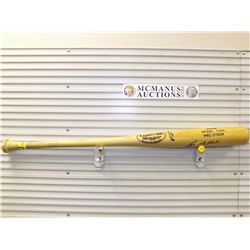 Bill Madlock Autographed Baseball Bat.  Louisville Slugger.  Appraised or estimated retail value $45