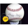 Image 1 : Spalding Little League Baseball Autographed by Casey Stengel. Appraised or estimated retail value $5
