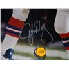 Image 2 : Elway & Davis Autographed Photo.  14 x 20 Framed Color Photo with Matting.  Autographed by John Elwa