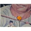 Image 3 : Mickey Mantle Autographed Poster.  25x31 Framed Poster also signed by artist.  Appraised or estimate