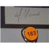 Image 4 : Mickey Mantle Autographed Poster.  25x31 Framed Poster also signed by artist.  Appraised or estimate