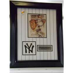 Mickey Mantle Autographed Print.  8X10 Framed Print.  Appraised or estimated retail value $1300.  CO