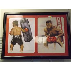 Mike Tyson Baby & Adult Print.  Appraised or estimated retail value $700.  No Signatures/ No COA.  A