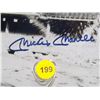 Image 2 : Mickey Mantle Autographed Photo.  18x16 Framed Photo.  Appraised or estimated retail value $2000.  C