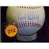 Image 3 : Carl Hubbell Autographed Baseball.  Wilson "GO GO SOX" Official League Baseball.  Appraised or estim