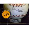 Image 2 : Zach D. Wheat Autographed Baseball.  Wilson "GO GO SOX" Offical League Baseball.  Appraised or estim