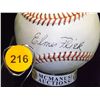 Image 2 : Elmer Flick Autographed Baseball.  Wilson "GO GO SOX" Official League Baseball.  Appraised or estima