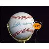 Image 1 : Ted Wiliams Autographed Baseball.  Unbranded Baseball.  Appraised or estimated retail value $750.  C
