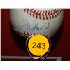 Image 3 : Stan Musial Autographed Shadowbox Display.  31x23x5 including hat, ball and two photos (All Autograp