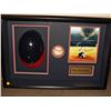 Image 1 : Hank Aaron Autographed Shadowbox Display.  28x17x7 including hat, ball and photo (All Autographed). 