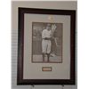 Image 1 : Babe Ruth Photo with Autographed Plaque.  Framed Photo and Plaque.  Appraised or estimated retail va