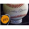 Image 2 : Mantle, Snyder & Mays Autographed Baseball.  Rawlings Official MLB.  Autographs by Duke Snyder, Will
