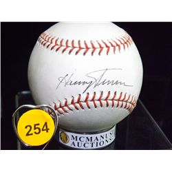 President Harry Truman Autographed Baseball.  Wilson "GO GO SOX" Offical League Baseball.  Appraised