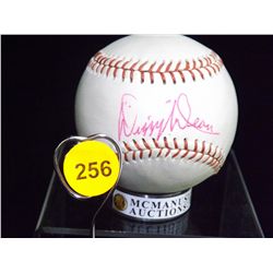 Dizzy Dean Autographed Baseball.  Wilson "GO GO SOX" Official League Baseball.  Appraised or estimat