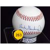 Image 1 : Hank Greenberg Autographed Baseball.  Wilson Official Approved MLB.  Appraised or estimated retail v
