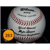 Image 3 : Hank Greenberg Autographed Baseball.  Wilson Official Approved MLB.  Appraised or estimated retail v