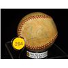 Image 1 : Ty Cobb Autographed Baseball.  Unknown Ball.  Numerous autographs in addition to Cobb.  (Only Cobb i