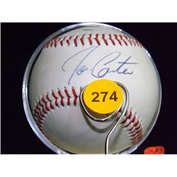 Joe Carter Autographed Baseball.  Rawlings Offical MLB.  Appraised or estimated retail value $400.  