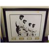 Image 1 : Murders Row Photo with Seperate Autographs.  33x31 Framed Photo with Die Cut autographs of Lou Gehri