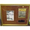 Image 1 : Babe Ruth "Sincerely" Autographed Advice Book.  Framed Advice Book #202.  Appraised or estimated ret