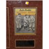 Image 3 : Babe Ruth "Sincerely" Autographed Advice Book.  Framed Advice Book #202.  Appraised or estimated ret
