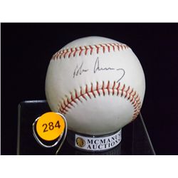 President John F Kennedy Autographed Baseball.  Wilson "GO GO SOX" Official League Baseball.  Apprai