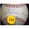 Image 2 : Jimmie Foxx Autographed Baseball.  Spalding Official NLB.   Appraised or estimated retail value $140