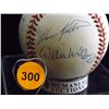 Image 2 : 500 Home Run Player Autographed Baseball.  Rawlings Official NLB.  Autographed by Mike Schmidt, Fran