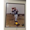 Image 2 : Johnny Unitas Matted and Framed Display. 5 Photos Autographed by Johnny Unitas and One  'NFL Illustr