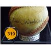 Image 2 : Rube Waddel Autographed Baseball.  Unknown Baseball.  Appraised or estimated retail value $18000.  C
