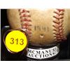 Image 3 : Babe Ruth Autographed (1941) Baseball.  Unknown Ball.  Appraised or estimated retail value $20000.
