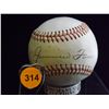 Image 1 : Jimmie Foxx Autographed Baseball.  Wilson "GO GO SOX" Official League Baseball.  Appraised or estima
