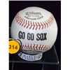 Image 3 : Jimmie Foxx Autographed Baseball.  Wilson "GO GO SOX" Official League Baseball.  Appraised or estima